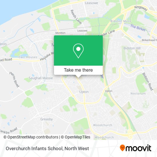 Overchurch Infants School map