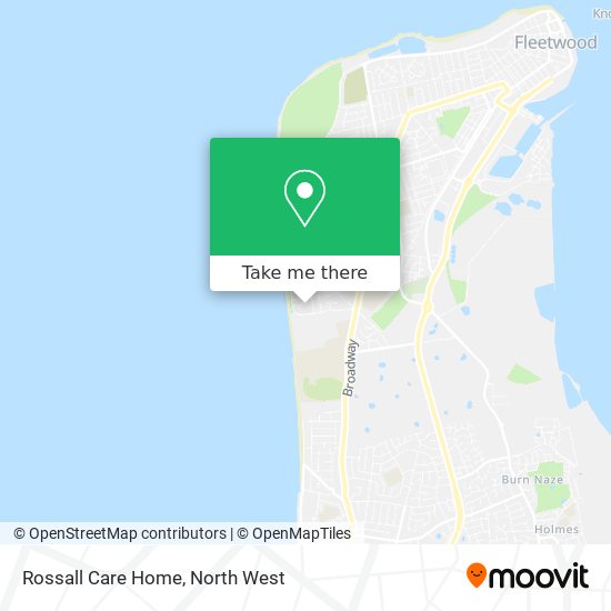 Rossall Care Home map