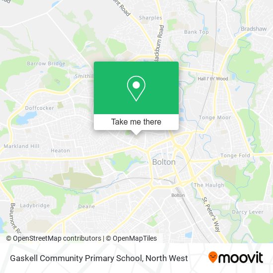 Gaskell Community Primary School map