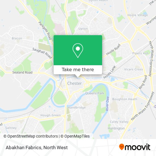 Abakhan Fabrics map