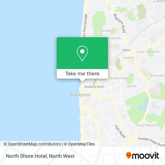 North Shore Hotel map