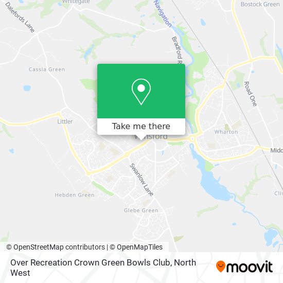 Over Recreation Crown Green Bowls Club map