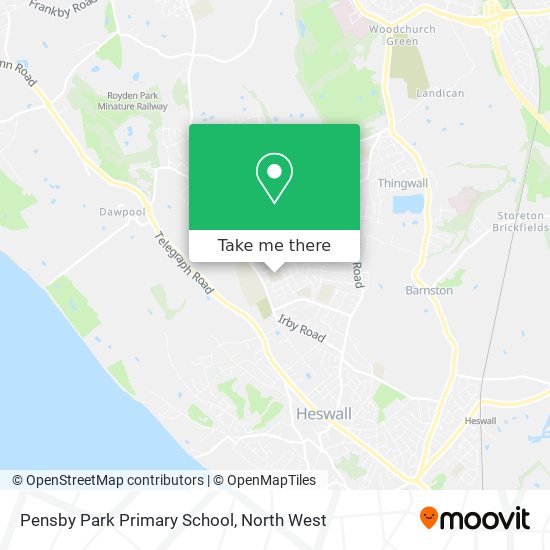 Pensby Park Primary School map