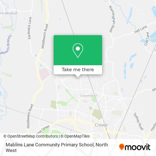 Mablins Lane Community Primary School map