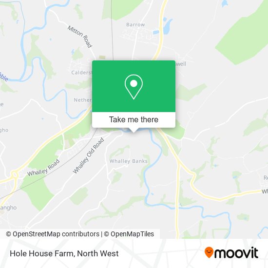 Hole House Farm map