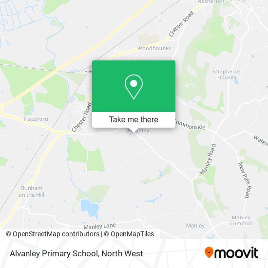 Alvanley Primary School map