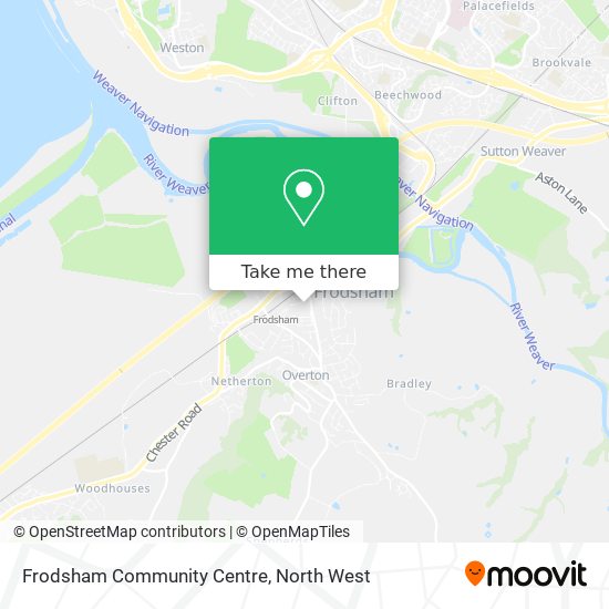 Frodsham Community Centre map