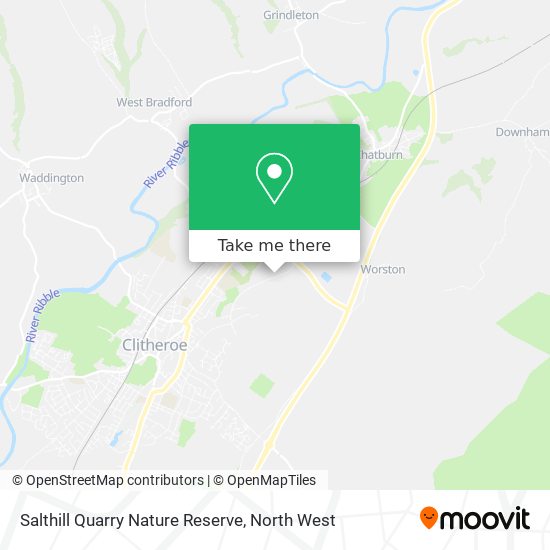 Salthill Quarry Nature Reserve map