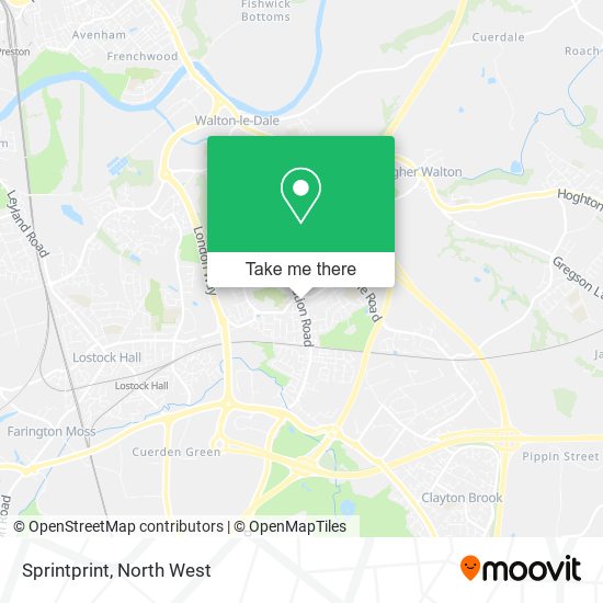 Sprintprint map