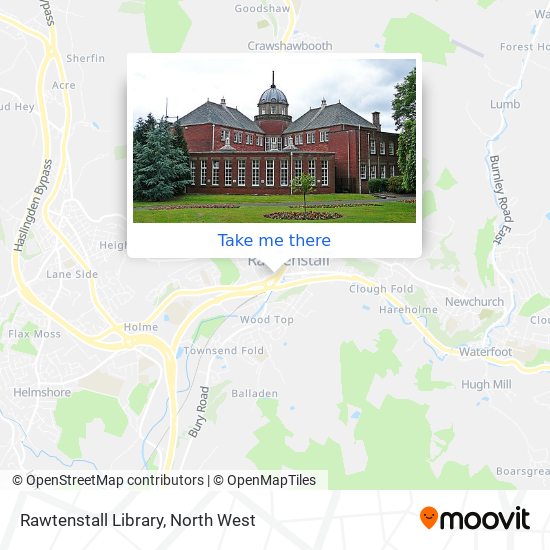 Rawtenstall Library map