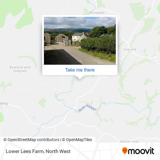 Lower Lees Farm map
