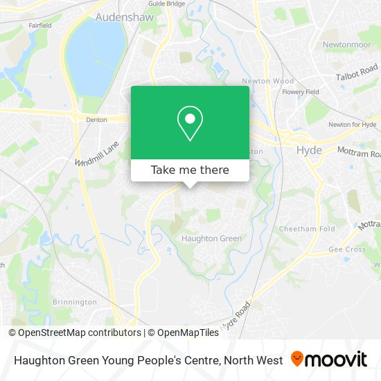 Haughton Green Young People's Centre map