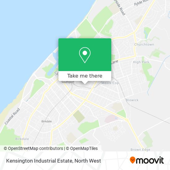 Kensington Industrial Estate map