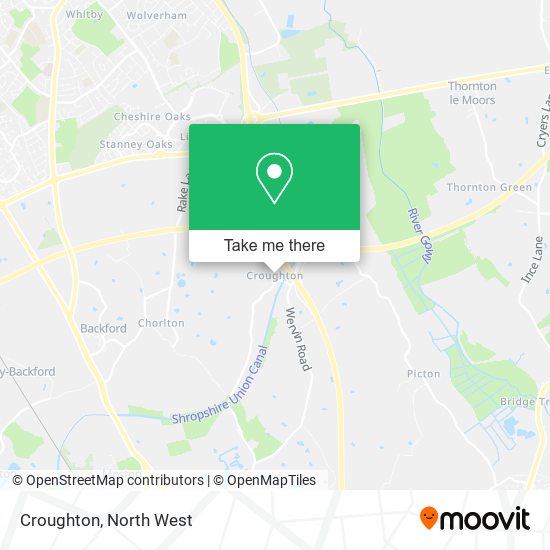 Croughton map