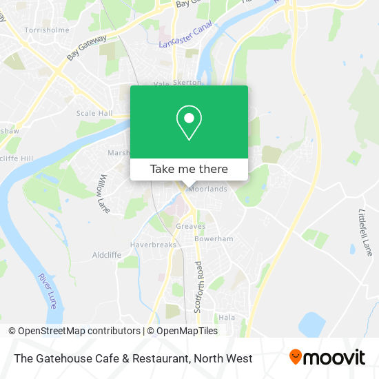 The Gatehouse Cafe & Restaurant map