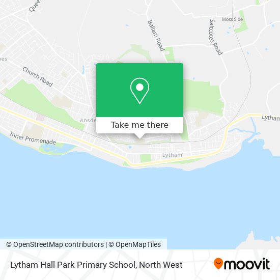 Lytham Hall Park Primary School map