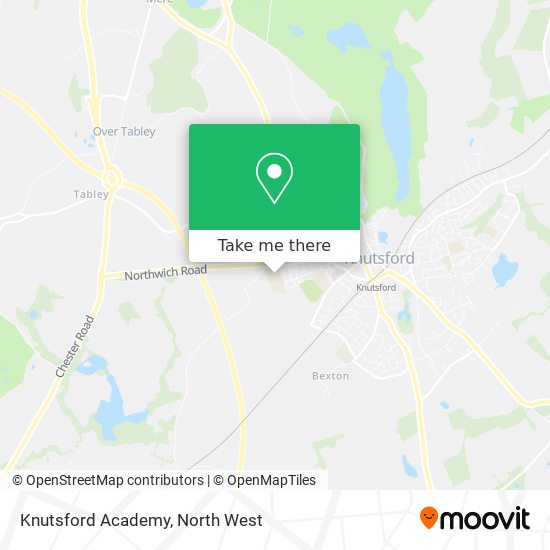Knutsford Academy map