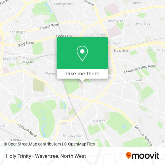 Holy Trinity - Wavertree map