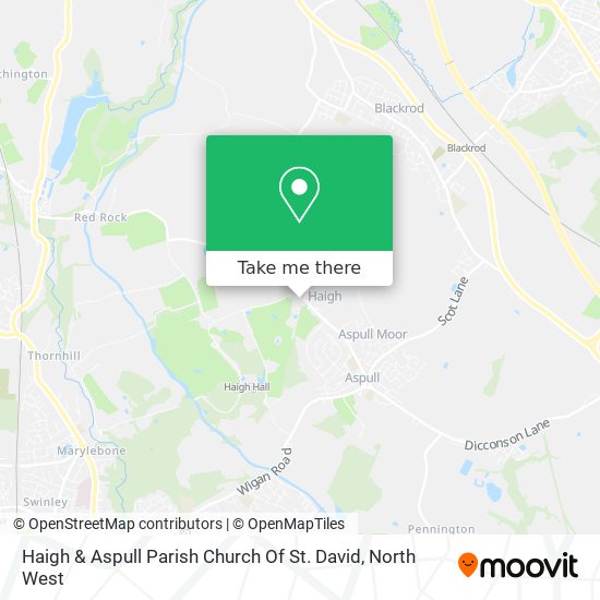 Haigh & Aspull Parish Church Of St. David map