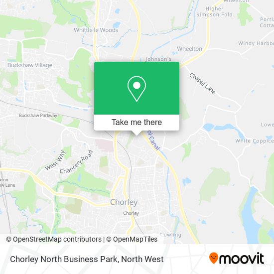 Chorley North Business Park map