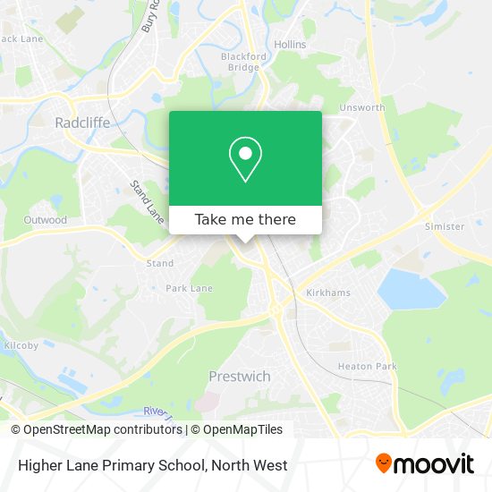 Higher Lane Primary School map