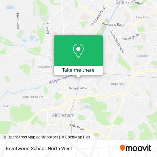 Brentwood School map