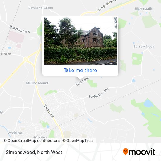 Simonswood map