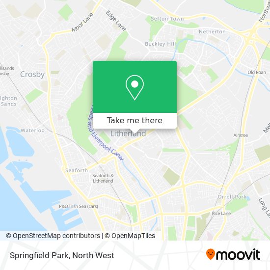 Springfield Park map