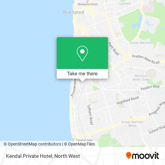 Kendal Private Hotel map