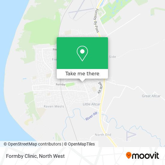 Formby Clinic map