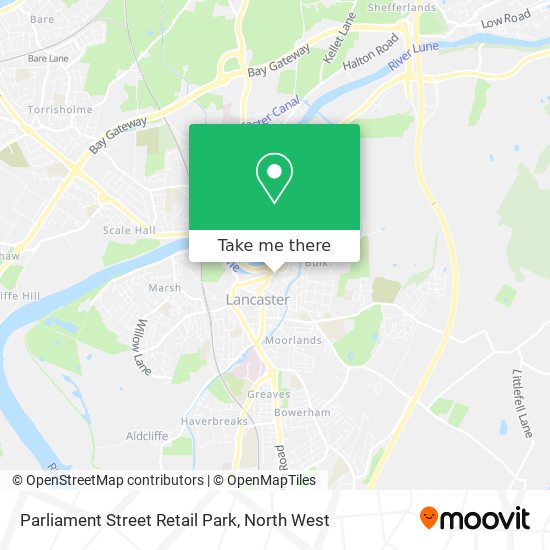 Parliament Street Retail Park map