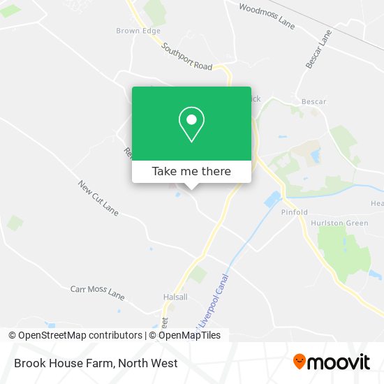 Brook House Farm map
