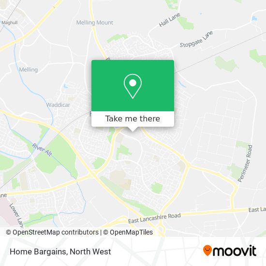 Home Bargains map