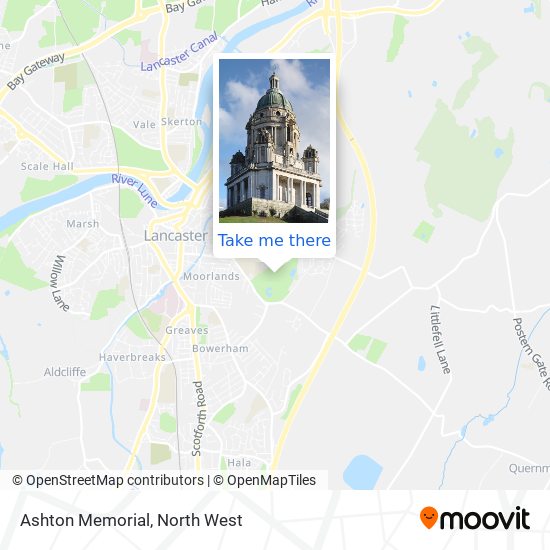 Ashton Memorial map