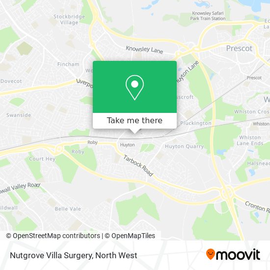 Nutgrove Villa Surgery map