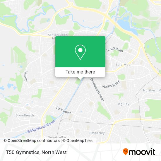 T50 Gymnstics map
