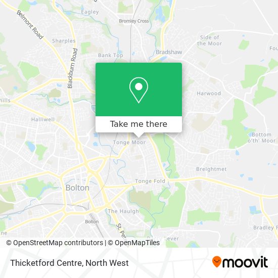 Thicketford Centre map