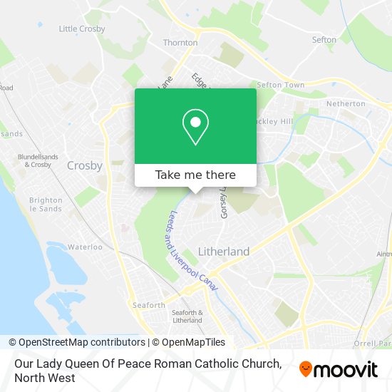 Our Lady Queen Of Peace Roman Catholic Church map