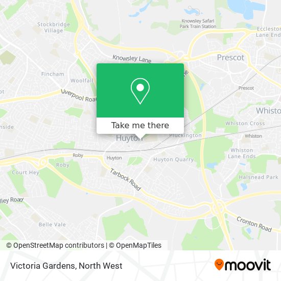 Victoria Gardens map