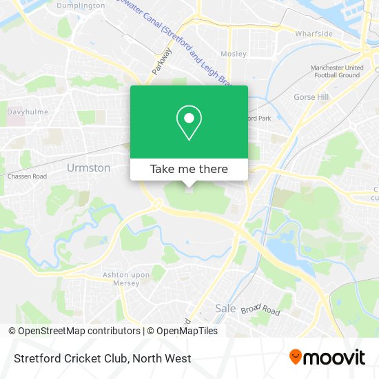 Stretford Cricket Club map