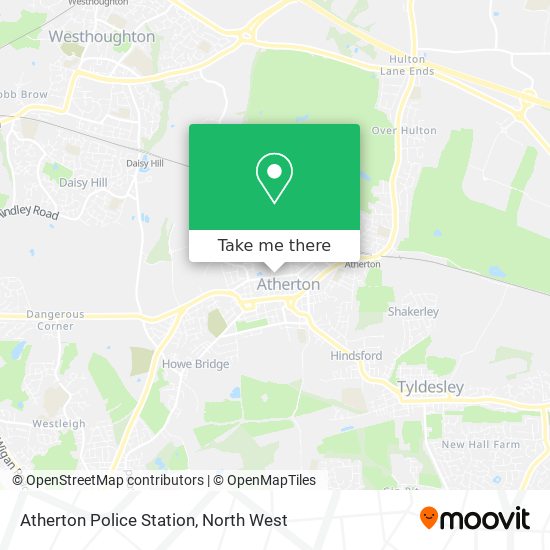Atherton Police Station map
