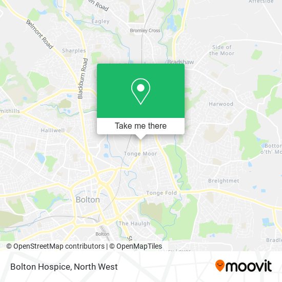 Bolton Hospice map