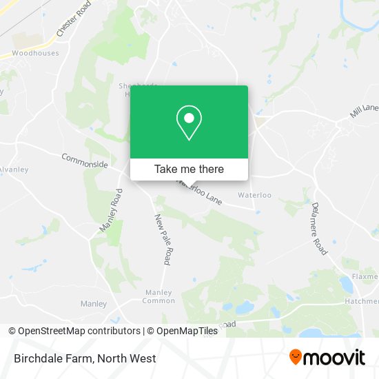 Birchdale Farm map
