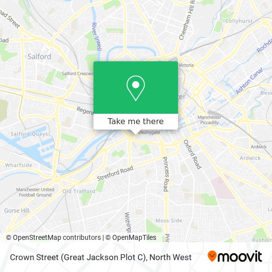 Crown Street (Great Jackson Plot C) map