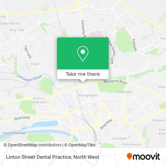 Linton Street Dental Practice map