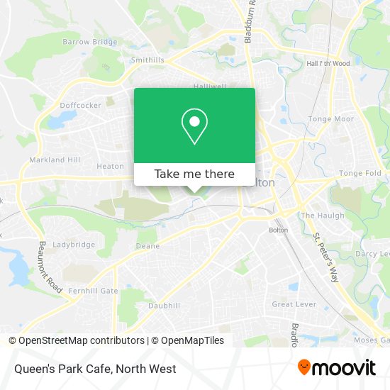 Queen's Park Cafe map