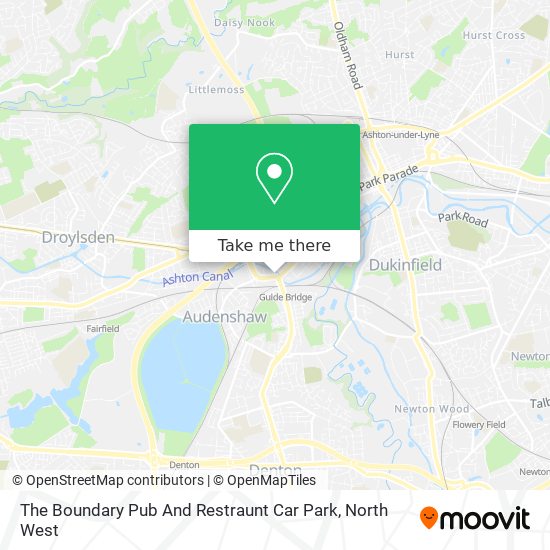The Boundary Pub And Restraunt Car Park map