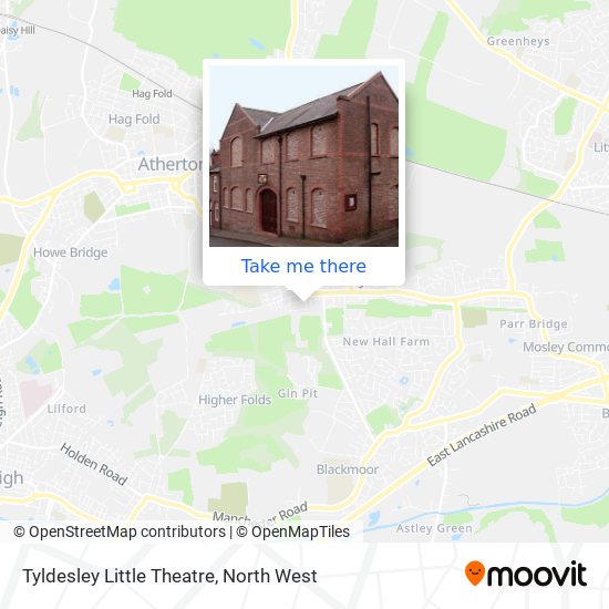 Tyldesley Little Theatre map