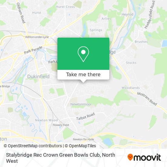 Stalybridge Rec Crown Green Bowls Club map