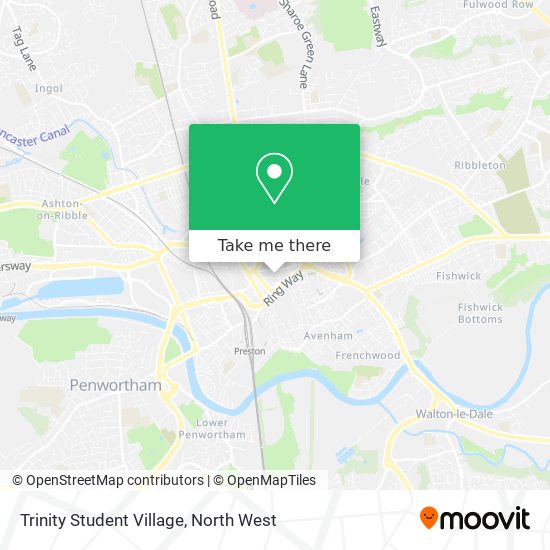 Trinity Student Village map